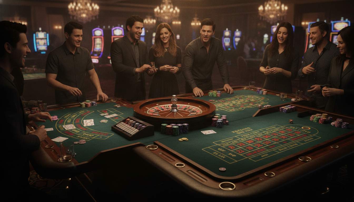 Variedad de juegos en el casino