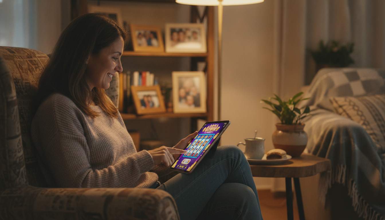 Mujer jugando en Betbox Casino